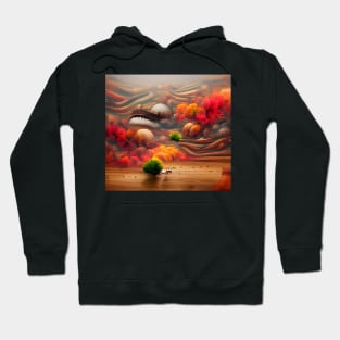 Autumn Colors Surrealism Hoodie